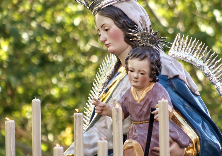 Horario y recorrido de la procesión en Granada de Nuestra Señora de la Consolación y Correa de San Agustín